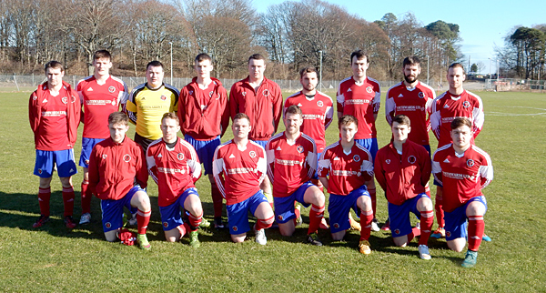 The Orkney FC side which beat Alness United 3-2 last weekend in the Ness Cup.