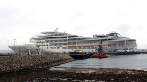 MSC Splendida on a previous visit. (Picture: Craig Taylor)