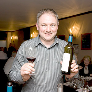 Cheers! Festival founder and main organiser, Duncan MacLean.