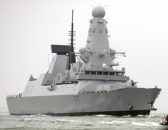 HMS Duncan - open to the public on Saturday.