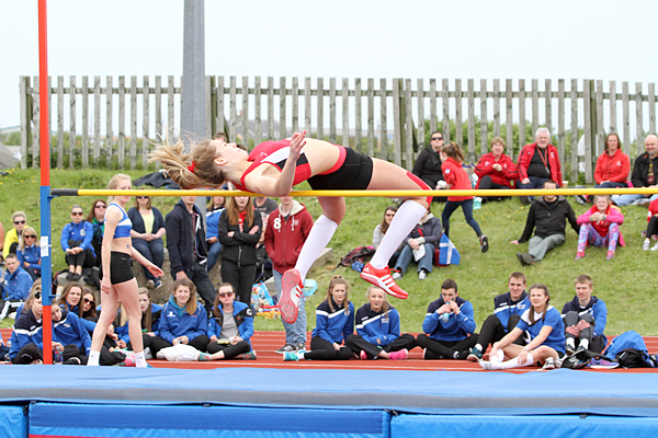 Amy Davis equalled the high jump record of 1.60m. (Photo: www.theorcadianphotos.co.uk)