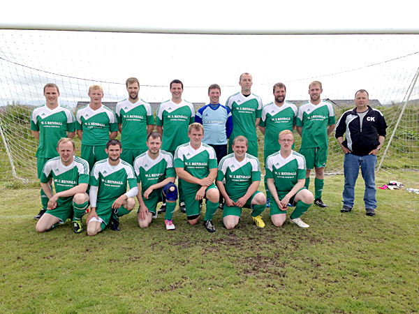 The Westray side who played Rendall on Sunday afternoon.