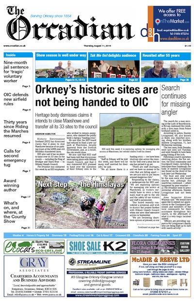 Front page august 11