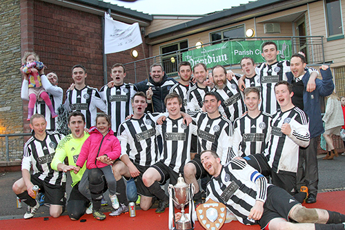 Stromness celebrate after winning the 2016 Parish Cup, (www.theorcadianphotos.co.uk)