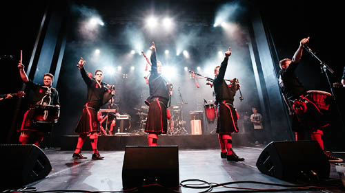 Tickets for The Red Hot Chilli Pipers in Orkney have almost sold out, within days of the gig announcement.