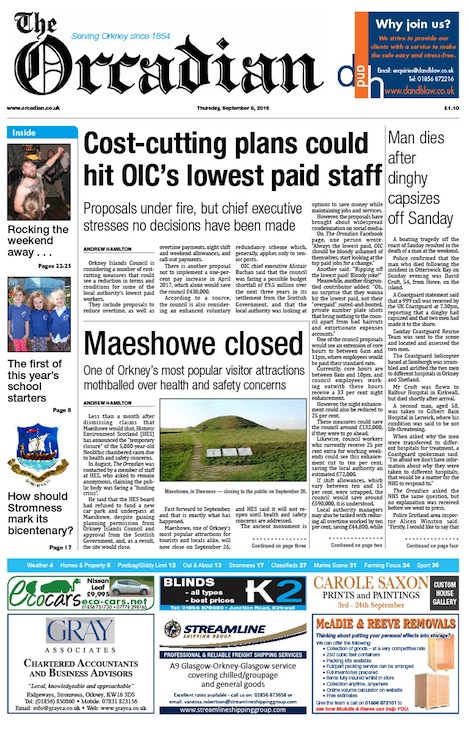 Front page September 8