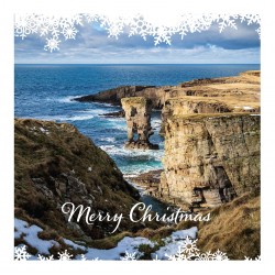 Christmas Card - Yesnaby Castle Sea Stack