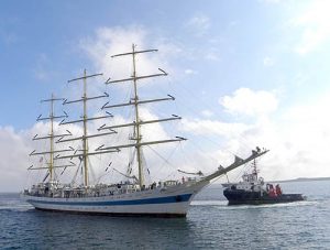 Largest visiting Tall Ship arrives at Hatston