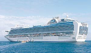 Crown Princess back in port