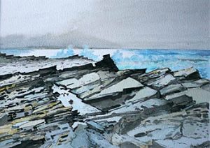North Ronaldsay artist at the Orkney Museum