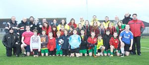 Final touches to Stromness’s new synthetic pitch