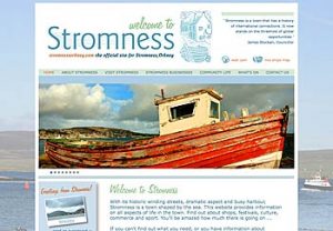 Stromness has a new, official presence on the web