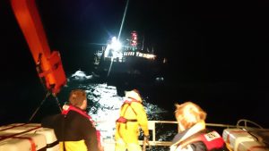Video – Stromness lifeboat assists Aquarius