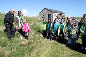 First turf cut in Burray play area project