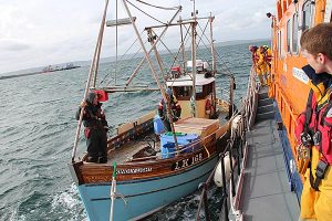 Lifeboat called out to fishing vessel