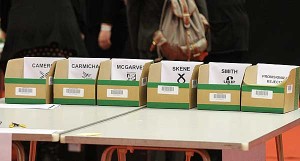 Orkney ballot boxes heading north