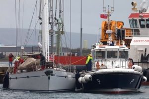 Yacht crew assisted alongside in Kirkwall