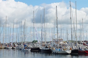 North Sea Triangle sailors visit Orkney