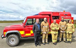 New firefighting vehicles for North Isles airfields