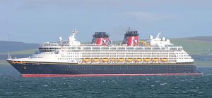 Cruise line’s first Scottish port visit sees Disney Magic in Kirkwall