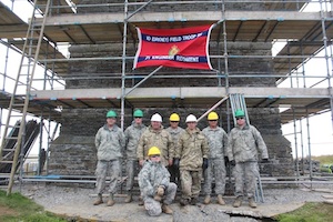 Military lend a hand at Kitchener Memorial