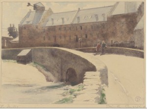 Early painting of Kirkwall scene discovered