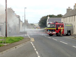 Roads closed as firefighters tackle Finstown house fire