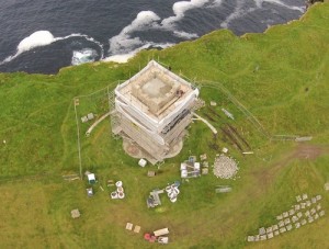 Bird’s eye view of memorial work
