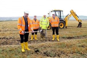 First turf cut for new Scapa link road
