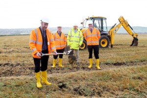 First turf cut for new Scapa link road