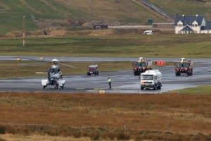 Offshore chopper incident at Kirkwall Airport