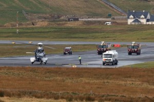 Offshore chopper incident at Kirkwall Airport