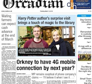 In this week’s edition of The Orcadian