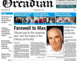 In this week’s edition of The Orcadian