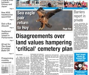 In this week’s edition of The Orcadian