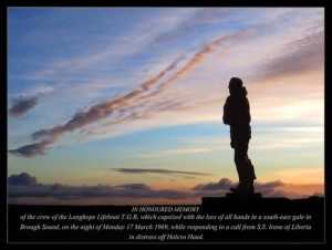 A picture in tribute to the crew of the T.G.B.