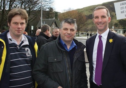 Orkney’s farmers represented at Holyrood protest