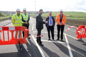 Foreland Road officially opens