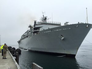 HMS Bulwark arrives in Kirkwall
