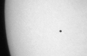 Clear skies give a good view of Mercury’s transit
