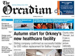 In this week’s edition of The Orcadian
