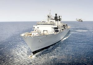 HMS Bulwark to test football skills against local side