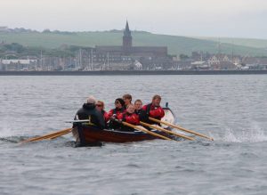 Sponsored rowers finish ahead of schedule