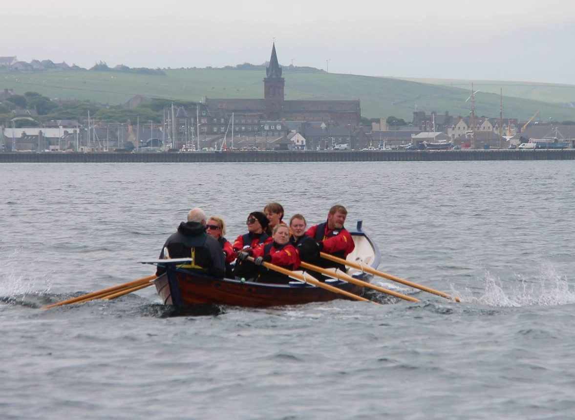 Sponsored rowers finish ahead of schedule