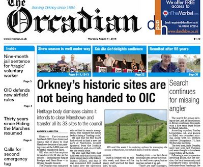 In this week’s edition of The Orcadian