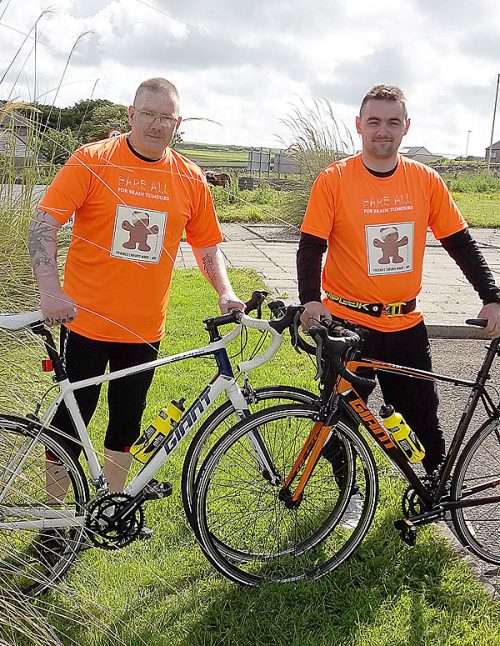 Cyclists take to the roads for ‘Ton for Tumour’ fundraiser