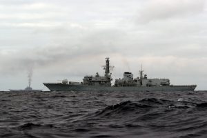 Russian naval ships pass to the east of Orkney