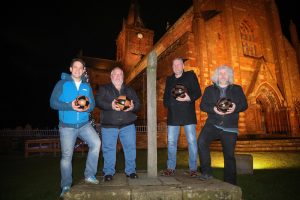 Ba’s go on display in Kirkwall town centre