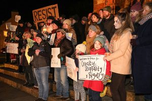 Orkney folk join thousands nationwide in US immigration ban protest