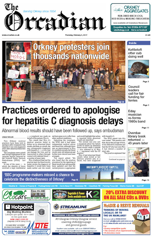 In this week’s edition of The Orcadian